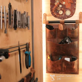 Comprehensive Leather Wall Organizer Template