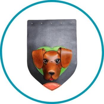 leather dog bag design