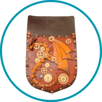Dragon leather bag design