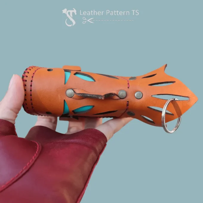Leather Fish Wallet Pattern | PDF, SVG, DXF + Video