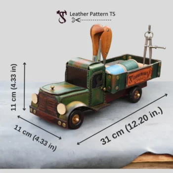 Leather truck organizer pattern dimensions and finished size reference